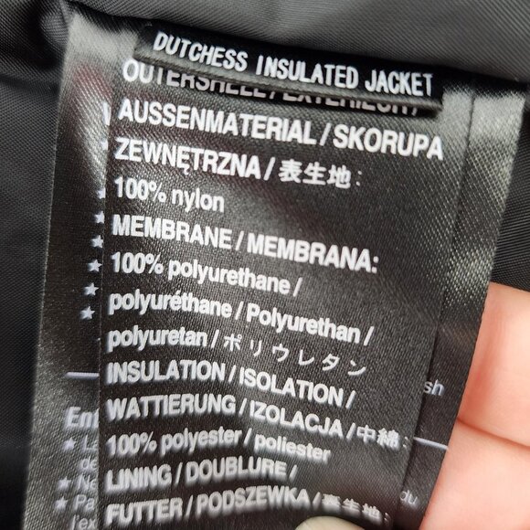 BURTON Dutchess Insulated Black Tone On Tone Plaid Snowboard Jacket M NWT - Picture 14 of 16